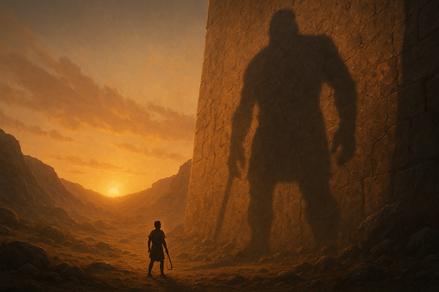 David tegenover Goliath – symbool van geloof tegen angst