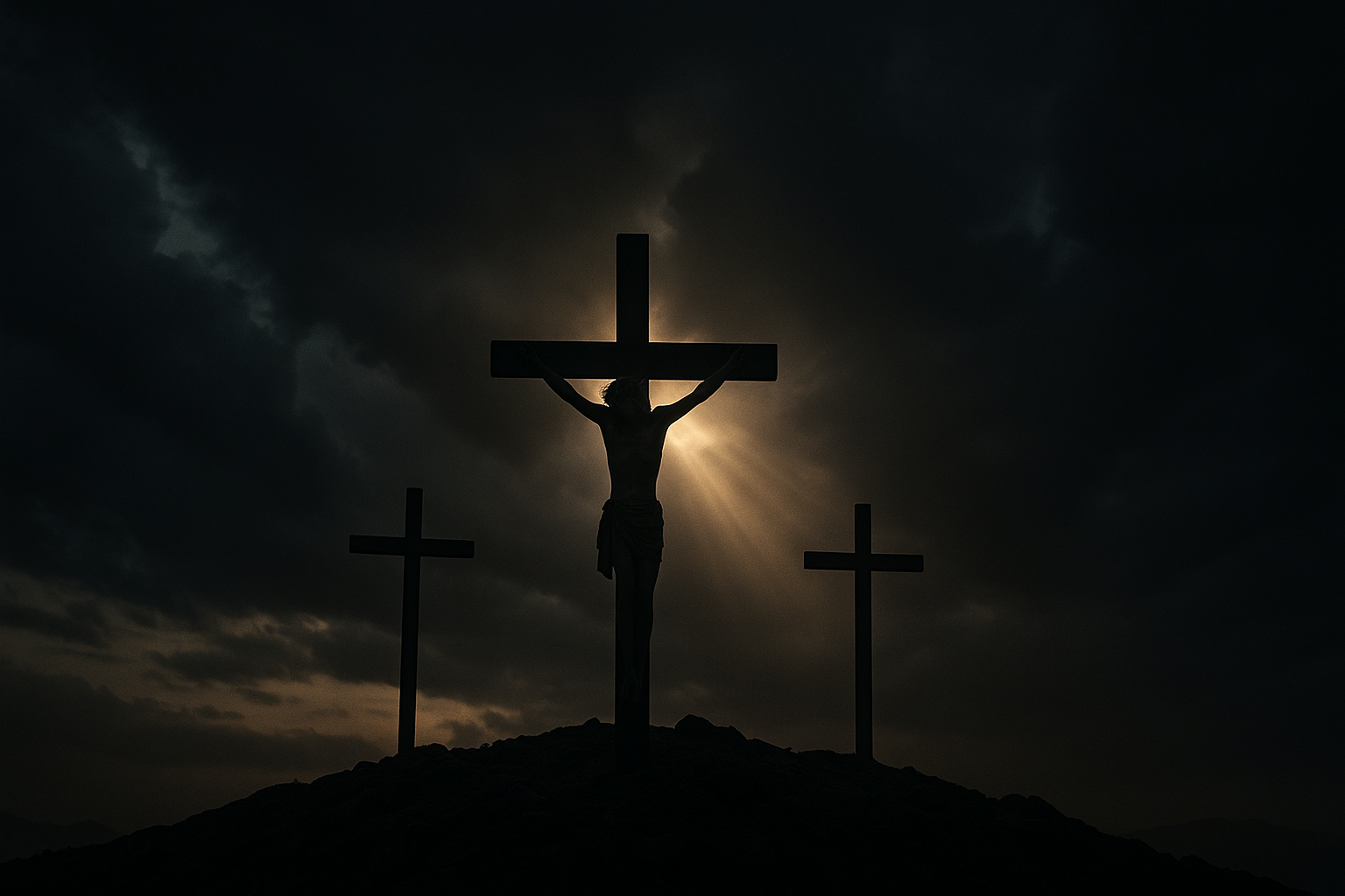 Jezus aan het kruis)