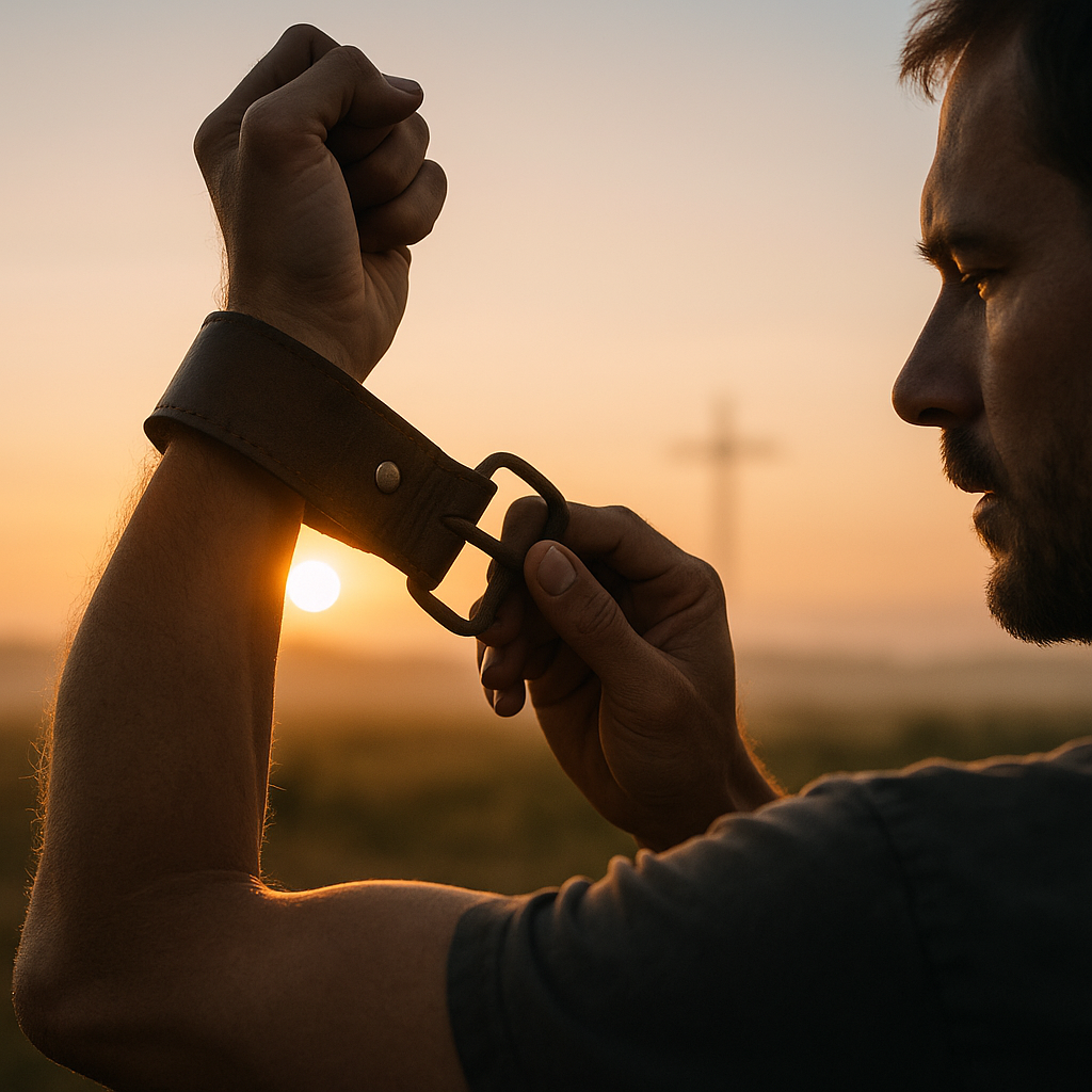 Man met handboei (Leven met Jezus)